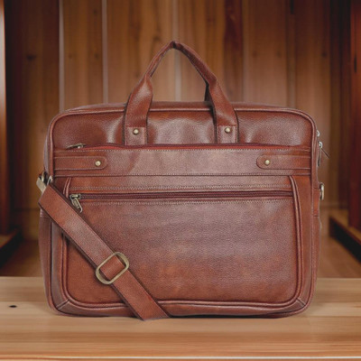 house of common Men & Women Brown Messenger Bag