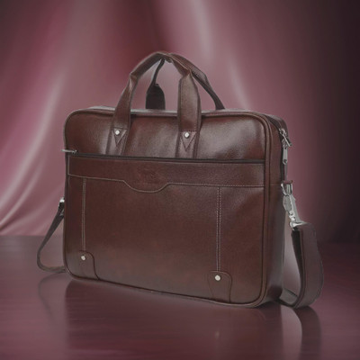 Shivra Men & Women Brown Messenger Bag