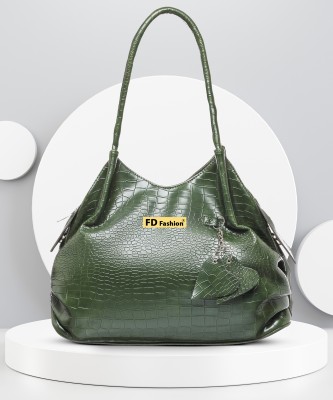 FD FASHION Women Green Shoulder Bag