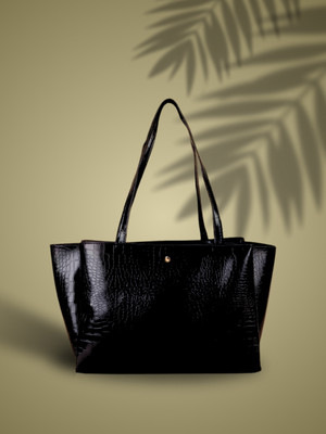 TCRAZY Women Black Shoulder Bag