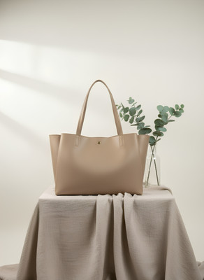 fabbik Women Beige Tote