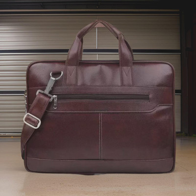 Shivra Men & Women Brown Messenger Bag