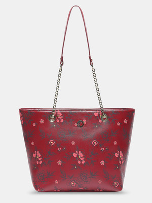 Caprese Women Maroon Satchel