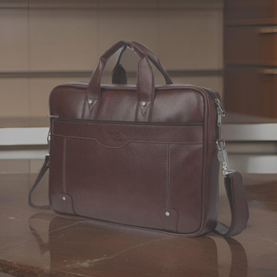 Shivra Men & Women Brown Messenger Bag