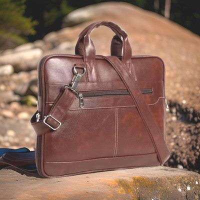 Shivra Men & Women Brown Messenger Bag