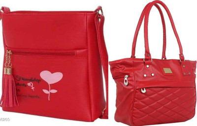 the monaina ceapt Women Red Shoulder Bag