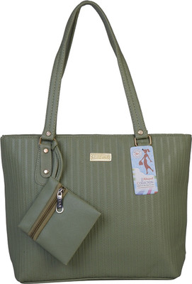 Ritupal COLLECTION Women Green Tote