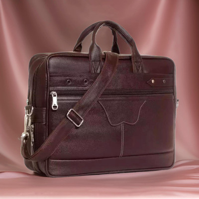 Shivra Men & Women Brown Messenger Bag