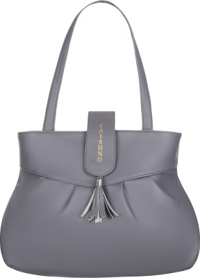 Faishno Women Grey Handbag