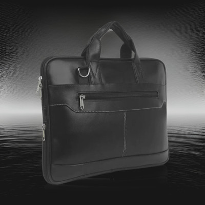 house of common Men & Women Black Messenger Bag