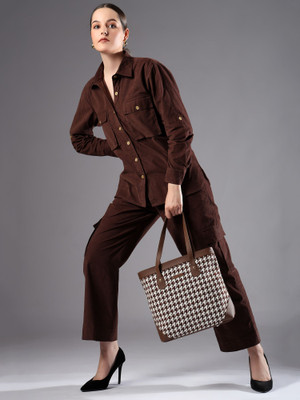 ENSAC Women Brown Tote