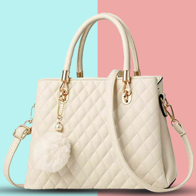 Plama Women White Hand-held Bag