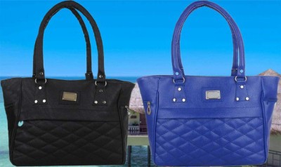 khatushyam collection Women Blue, Black Handbag