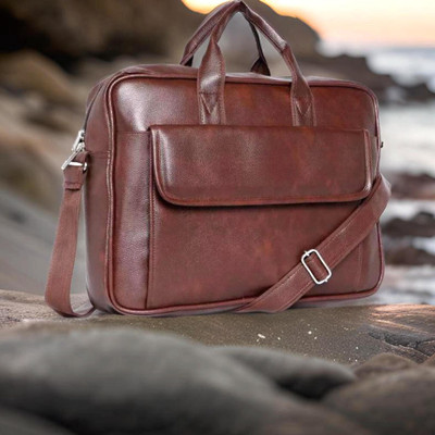 JairaJ Men & Women Brown Messenger Bag