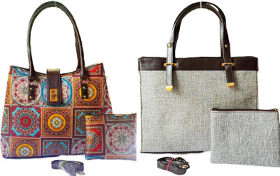CRAFTWELL Women Multicolor Tote