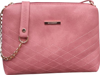 house of common Women Pink Sling Bag