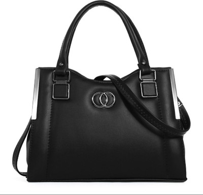 Plush It Women Black Handbag
