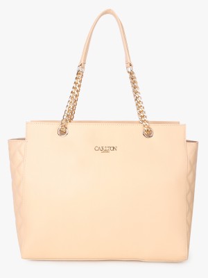 CARLTON LONDON Women Beige Messenger Bag