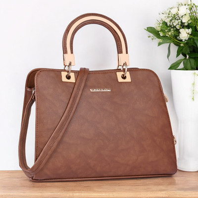 Women Marks Women Brown Hand-held Bag
