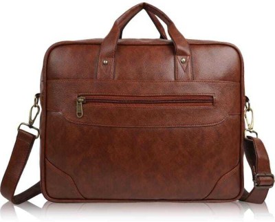 zurbaa Men & Women Tan Messenger Bag