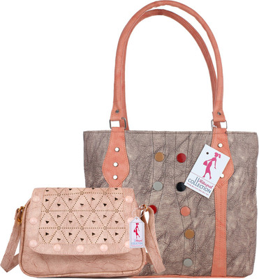 Ritupal COLLECTION Women Grey Tote(Pack of: 2)