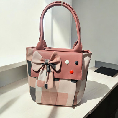 Chic Styles Pink Tote Stylish & Spacious Tote Bag