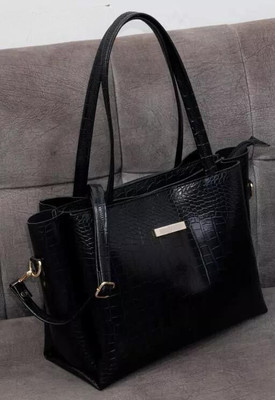 TrendCraft Women Black Shoulder Bag