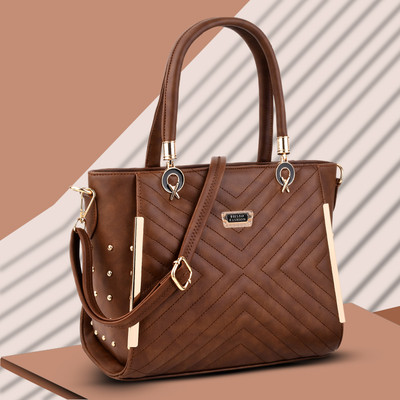 Fiesto fashion Women Tan Hand-held Bag
