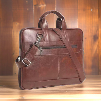 house of common Men & Women Brown Messenger Bag