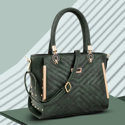 Fiesto fashion Women Green Hand-held Bag