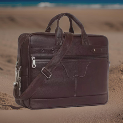 Shivra Men & Women Brown Messenger Bag