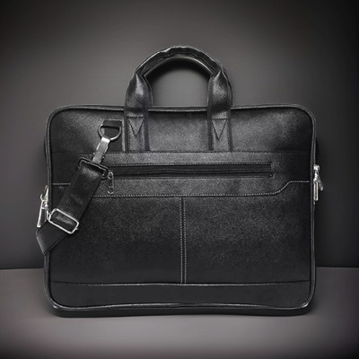 house of common Men & Women Black Messenger Bag