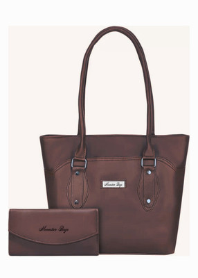 MOONSTAR BAGS Women Brown Shoulder Bag(Pack of: 2)