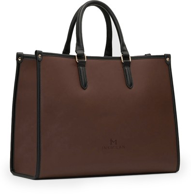 INKMILAN Women Brown Tote