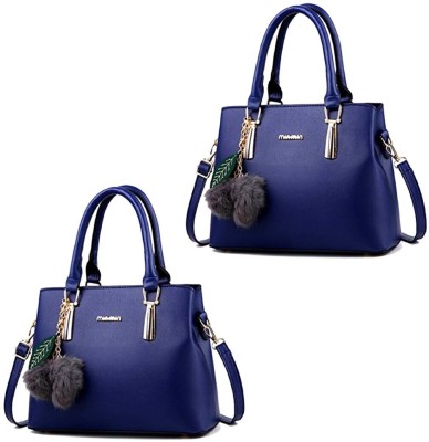 DAYALAXMI FASHIION Women Blue Hand-held Bag(Pack of: 2)