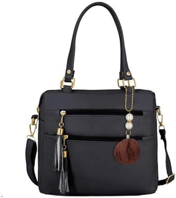 VELORA Black Shoulder Bag Sling Bag-13_Black