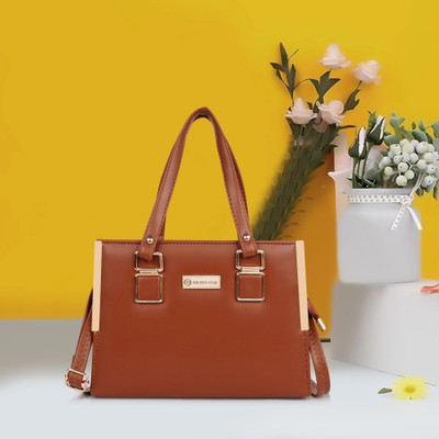 Golden Star Women Tan Messenger Bag