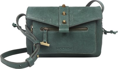 HIDESIGN Women Green Sling Bag