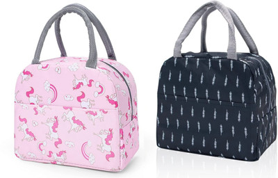 Kardiff Men & Women Blue, Pink Messenger Bag(Pack of: 2)