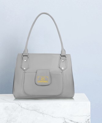 perfect leather Women Silver Shoulder Bag