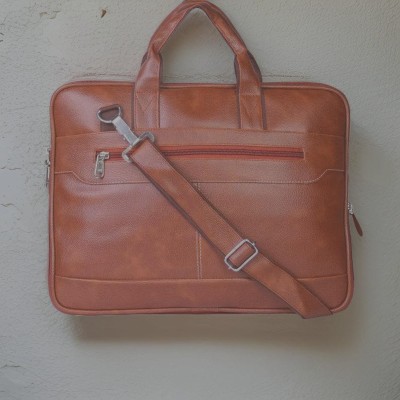 house of common Men & Women Tan Messenger Bag