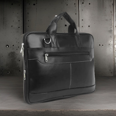 house of common Men & Women Black Messenger Bag