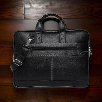 house of common Men & Women Black Messenger Bag