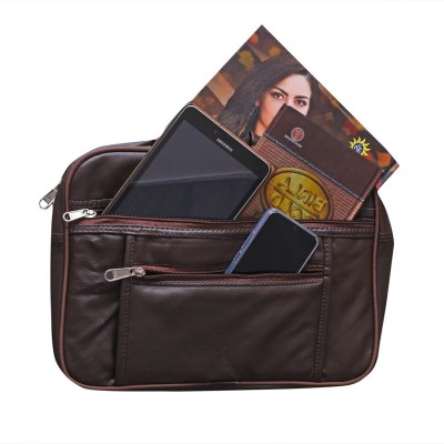 Khodiyar Tex Men & Women Brown Messenger Bag