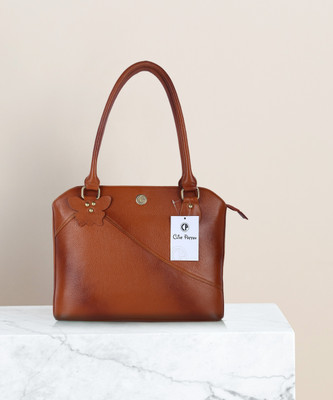Clive Patten Women Tan Shoulder Bag