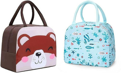 Kardiff Men & Women Brown, Blue Messenger Bag(Pack of: 2)