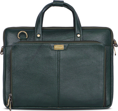 VOZIK Men & Women Green Messenger Bag