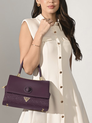 Lavie Signature Women Purple Satchel