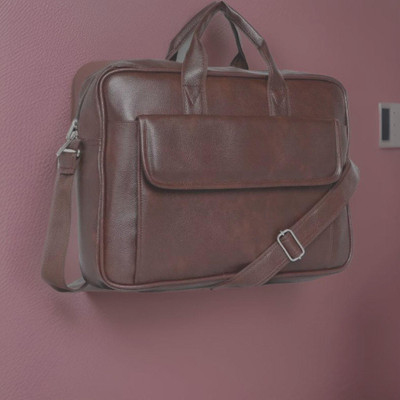 Shivra Men & Women Brown Messenger Bag