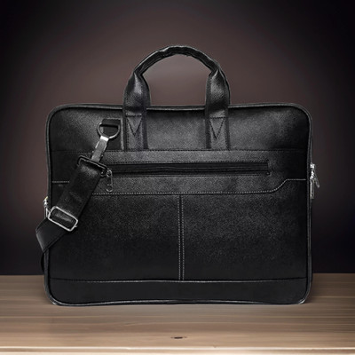 house of common Men & Women Black Messenger Bag